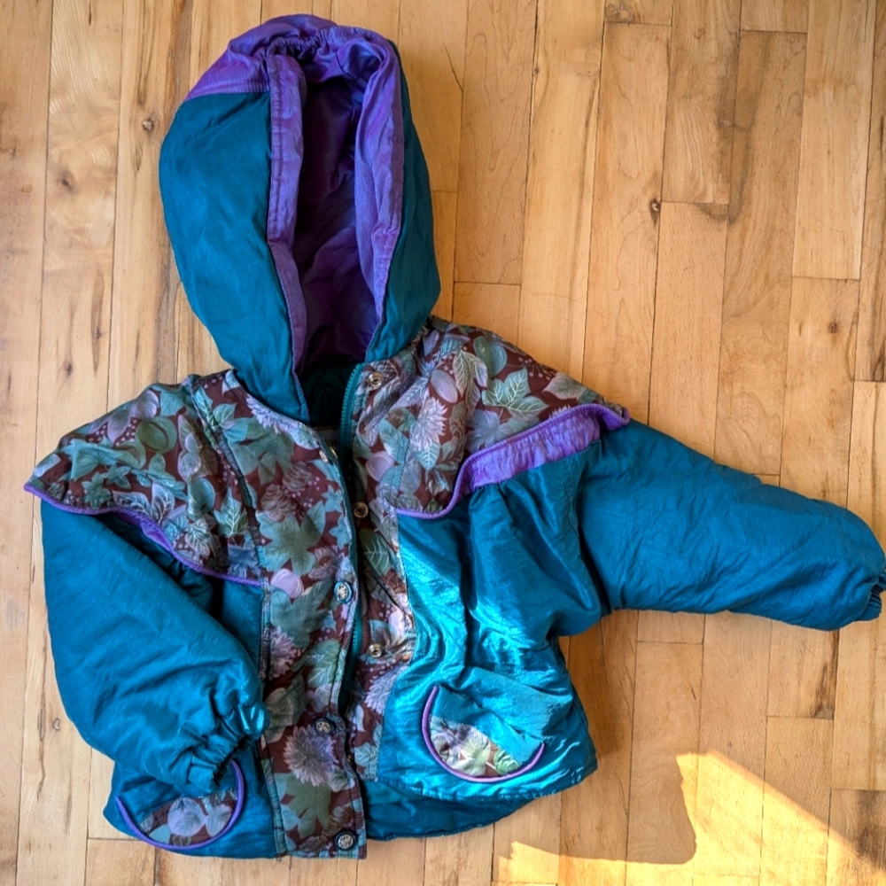 Vintage Izzi's Kids Girls sz 4 Winter Jacket
